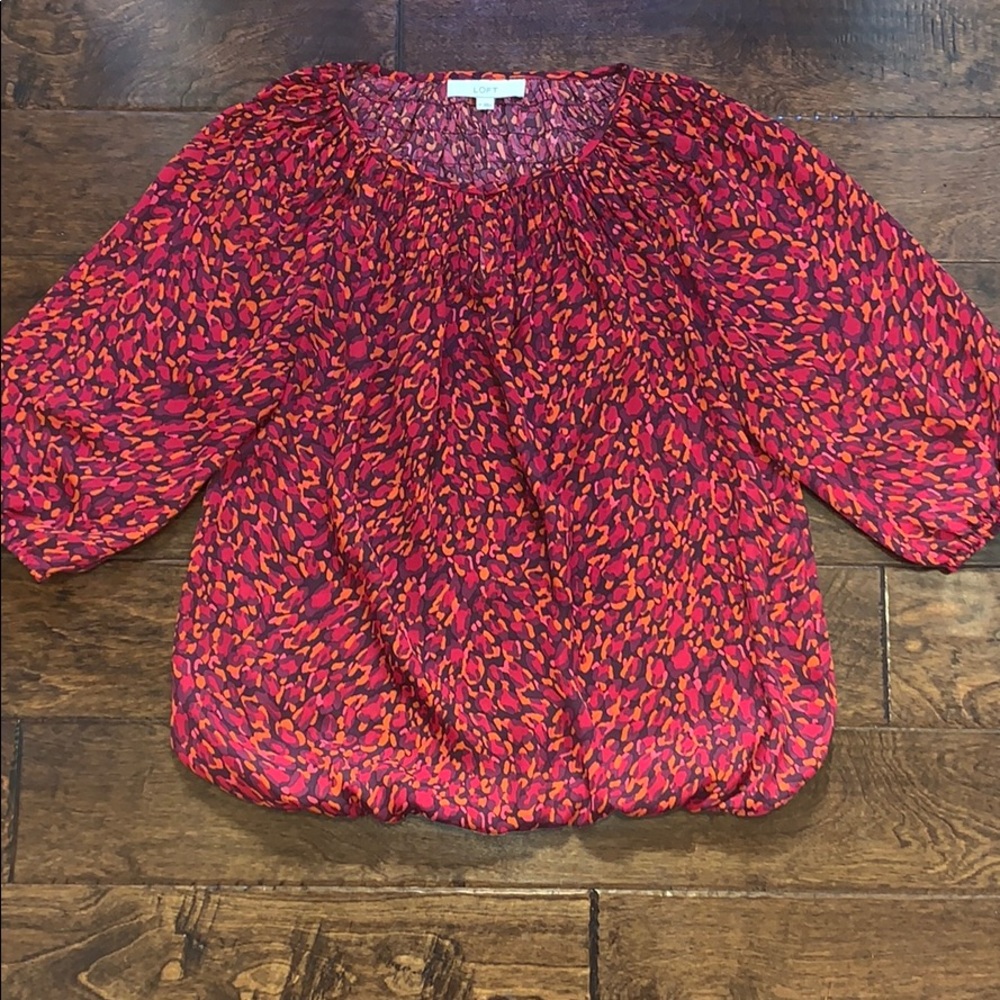 Loft multicolored blouse